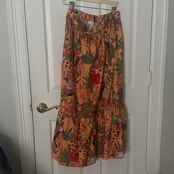 Rachel Zoe Multicolor Tropical Maxi Skirt size medium - Picture 1 of 4